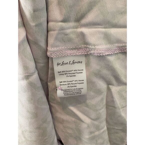 NWT For Love & Lemons June Purple Animal Print Mini Dress Size XS - Picture 5 of 7